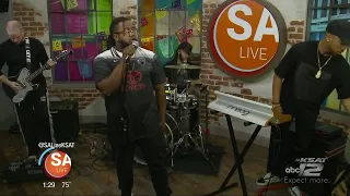 Xavier Omar performs on SA Live