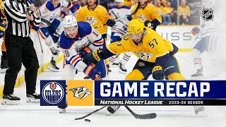 Oilers @ Predators 10/17 | NHL Highlights 2023