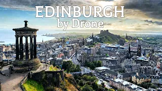 🏴󠁧󠁢󠁳󠁣󠁴󠁿 EDINBURGH Old Town | DRONE Aerial Footage | Scotland, UK | 4K video