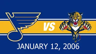 Blues Highlights: Blues at Panthers: January 12, 2006