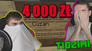 Reakcja TIDZIMI na 4000 ZŁ DONATE (shot z live @TIDZIMI )