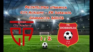 Prijateljska utakmica City Academy - FK Dobrinja  1 : 2 generacija 2011/12