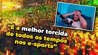 TARIK impressionado com a festa da TORCIDA BRASILEIRA na VITÓRIA da FURIA | Legendado (CC)