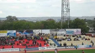 шиза River Ultras на матче Тобол - актобе 26.08.12