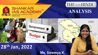 The Hindu Daily News Analysis || 28th January 2022 || UPSC Current Affairs ||Prelims'22 & Mains'21