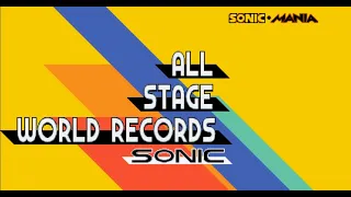 Sonic Mania Plus Speedrun All Stage World Records (Sonic)