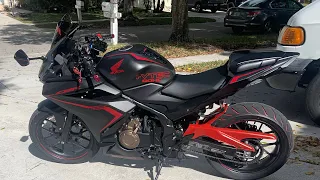 Honda CBR500r 2020 **1000 mile review