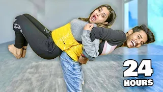 DUCK TAPED TO MY BEST FRIEND FOR 24 HOURS ! *bad idea*