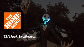 Home Depot 2023 13ft Jack Skellington Unboxing, Thoughts And Demo Video!