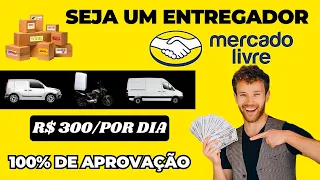 Como Ser um Entregador do MERCADO LIVRE / Cadastro Passo a Passo