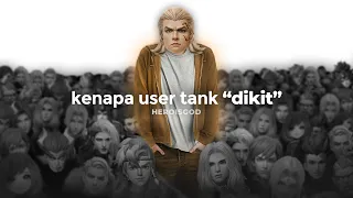 kenapa user tank "dikit"