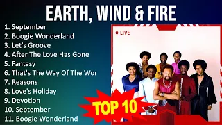 Earth, Wind & Fire 2023 - Greatest Hits, Full Album, Best Songs - September, Boogie Wonderland, ...