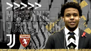 🎙⚽ INTERVIEW: WESTON MCKENNIE SCORES FIRST JUVE GOAL IN TURIN DERBY! | Juventus 2-0 Torino