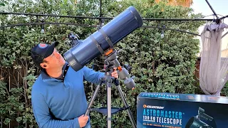 Celestron AstroMaster 130EQ Costco Unboxing