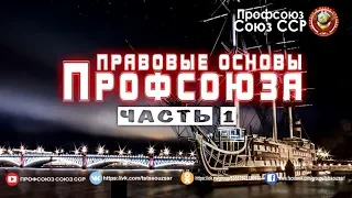 Правовые основы профсоюза часть 1 Светлана Дёмкина | профсоюз Союз ССР | ноябрь 2018