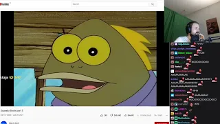 Forsen's chat reacts to "Squeaky Boots - Spongebob"