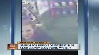 Search for person of interest in St. Clair County body parts investigation
