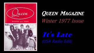 Queen - It's Late (USA Radio Edit)