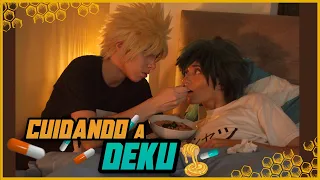 Fiebre de viernes por la noche- 💊 ¡Bakugo cuida a Deku! -【BNHA/ BAKUDEKU COSPLAY】