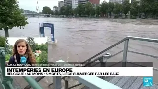 Intempéries en Europe : au moins 18 morts en Belgique • FRANCE 24