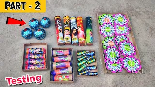 Diwali stash testing 2021 | Part 2 | Different types of crackers testing