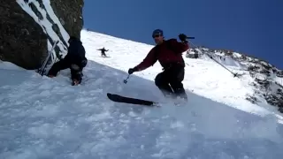 Tuckerman's Ravine Crash....Face First Slide