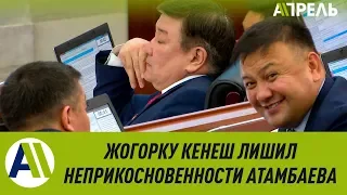 Заседание Жогорку Кенеша по лишению Атамбаева статуса "экс-президента"  27.06.2019  Апрель ТВ