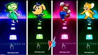 Telis Hop EDM Rush VS Inside Out - Disgust VS Sheriff Labrador VS Supper Mario VS Tom And Jerry