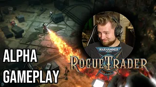 Bricky plays the new Warhammer: 40k Rogue Trader Game! (Alpha)