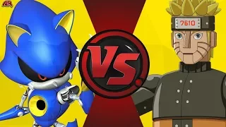 Metal Sonic (SEGA) vs Mecha-Naruto! Cartoon Fight Night Episode 17!
