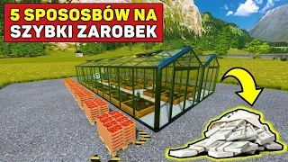 5 prostych sposobów na szybki zarobek w FS22