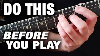 Always Do This BEFORE Playing Guitar! (HUGE DIFFERENCE)