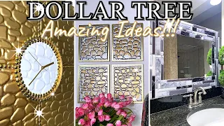 DOLLAR TREE Creative Wall Decor IDEAS USING DOLLAR TREE Tiles! DIY WALL CLOCK and More!