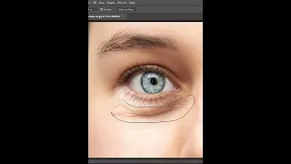 Removing Dark Eye Circle using only contant aware tool in photoshop 2022...