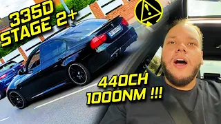 Le PÉTROLIER de 1000Nm 440Ch 🚂 (Bmw 335d e90 LCI STAGE 2+ FULL TUBE inox) 🥵