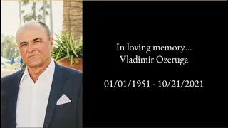 Vladimir Ozeruga Memorial Service 10/28/2021 Voice of Hope Church