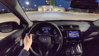 2020 Honda CR-V Touring - POV Night Drive (Binaural Audio)