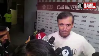 DECLARACIONES DE FABIÁN BUSTOS, TÉCNICO DE UNIVERSITARIO DE DEPORTES