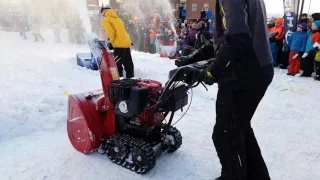 Snöslungetävling 2017 i Kiruna | snowblower race 2017 in Kiruna sweden