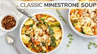 MINESTRONE SOUP RECIPE | easy vegetable soup