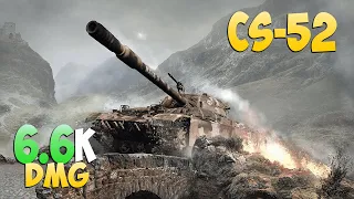 CS-52 - 6 Frags 6.6K Damage - Without options! - World Of Tanks