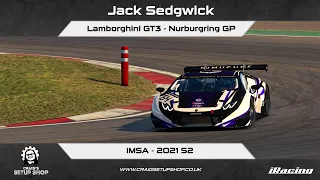 iRacing - 21S2 - Lamborghini GT3 - IMSA - Nurburgring GP - Jak