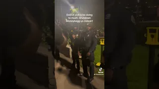 Detroit police shut down Moneybagg yo concert