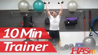 10 Minute Trainer Workouts To Lose Belly Fat Fast! Part 3 of 3 | Home Exercises to Burn Fat | HASfit