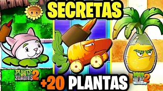 PLANTAS SECRETAS que DEBES CONOCER en PLANTS VS ZOMBIES 2