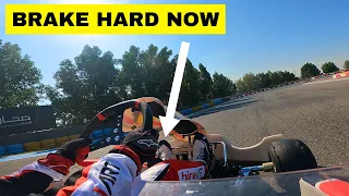 How to BRAKE in a ROTAX KART (tutorial)