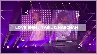 [4k] Taeil & Haechan - Love Sign Live NCT 127 Neo City : Manila - The Link