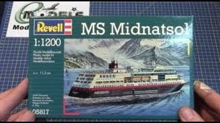 Revell 1/1200 MS Midnatsol (Hurtigruden) # 05817 www.eModels.co.uk