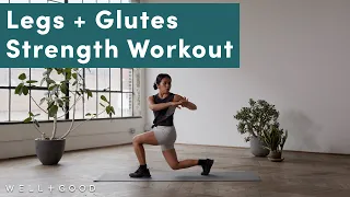 17 Minute Lower Body Strength + HIIT Workout | Trainer of the Month Club | Well+Good