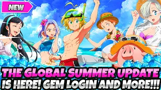 *THIS WEEK'S GLOBAL UPDATE IS HERE* FREE GEM LOGIN EVENT + NEW  UNIT, BANNER & MORE (7DS Grand Cross